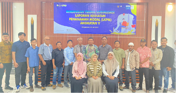 Bimtek /Sosialisasi Laporan Kegiatan Penanaman Modal( LKPM) Angkatan III,IV dan V Tahun 2024